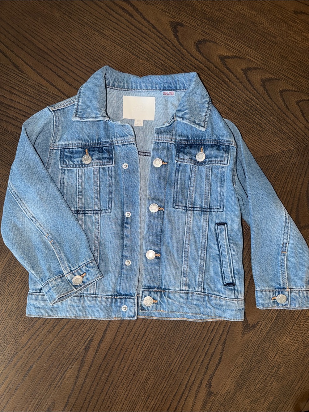 Zara Light Blue Denim Kids Jean Jacket